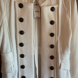 NWT Express Beige Sailor Jacket